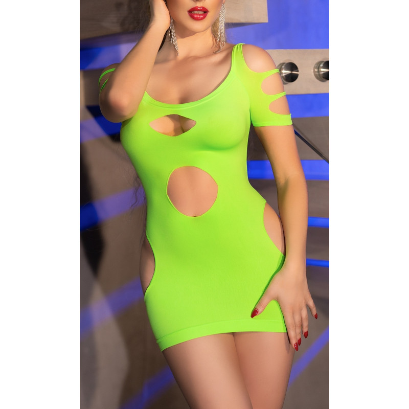 Chilirose Mini Robe sexy Ylgenia Verte